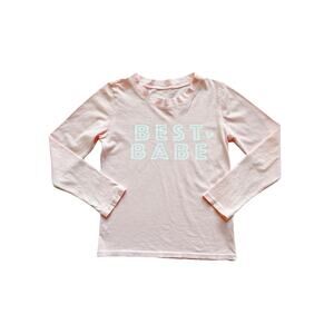 Charlie And Quinn Best Babe Long Sleeve Tee Size 4/5